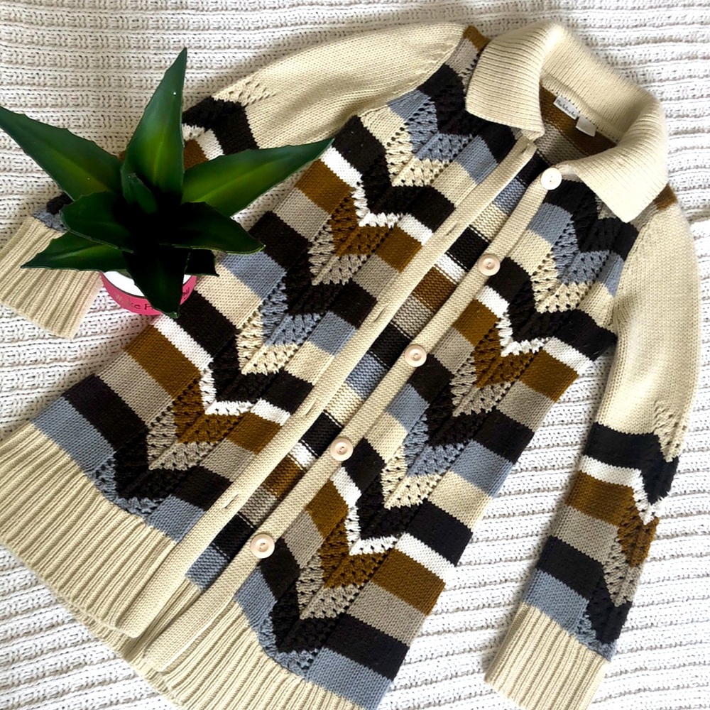 Retro Crochet Sweater